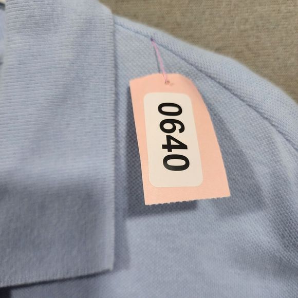 Polo Ralph Lauren Polo Shirt Mens 2XL Blue Solid Classic Fit 100% Cotton - Picture 4 of 15